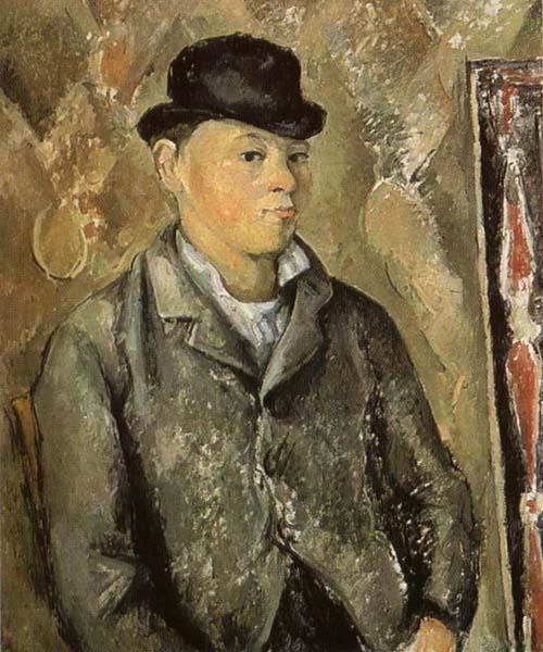 Paul Cezanne Portrait de Paul Cezanne junior oil painting image